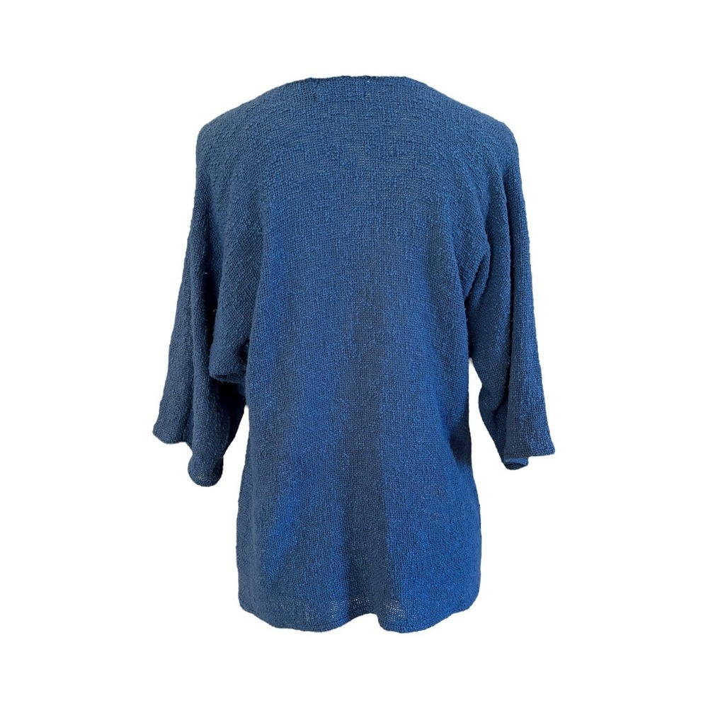 Rebecca Jane Noble Vintage Hand Woven‎ Blue Cotton Skirt Size S - Picture 7 of 9
